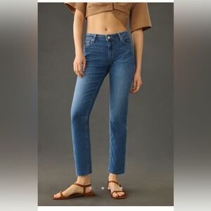 PAIGE Women’s Brigitte Mid-Rise Crop Boyfriend Jeans